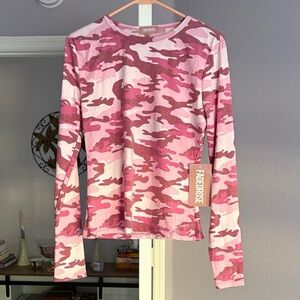 Fadehorse Pink Camo Long Sleeve Tee